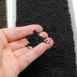 JUN プラチナソイル パウダー の色・粒の大きさ